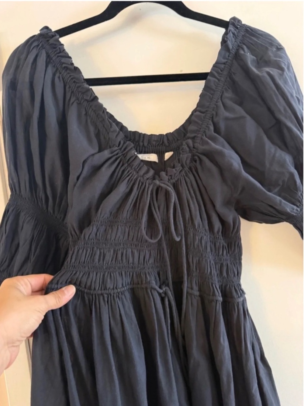 Doen Ischia Dress in Navy - Picture 4 of 5